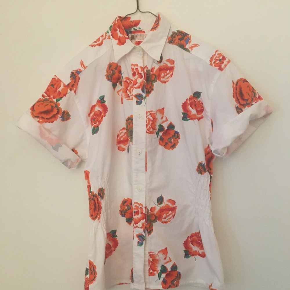 Floral Vintage Button Up